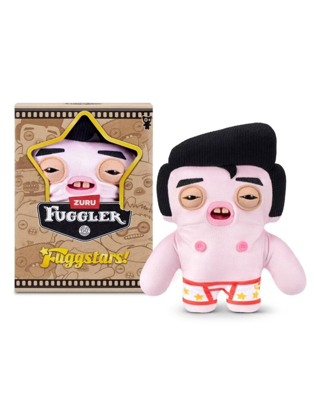 Fuggler Fugg Stars Funny Ugly Monster Greazee 9" Plush